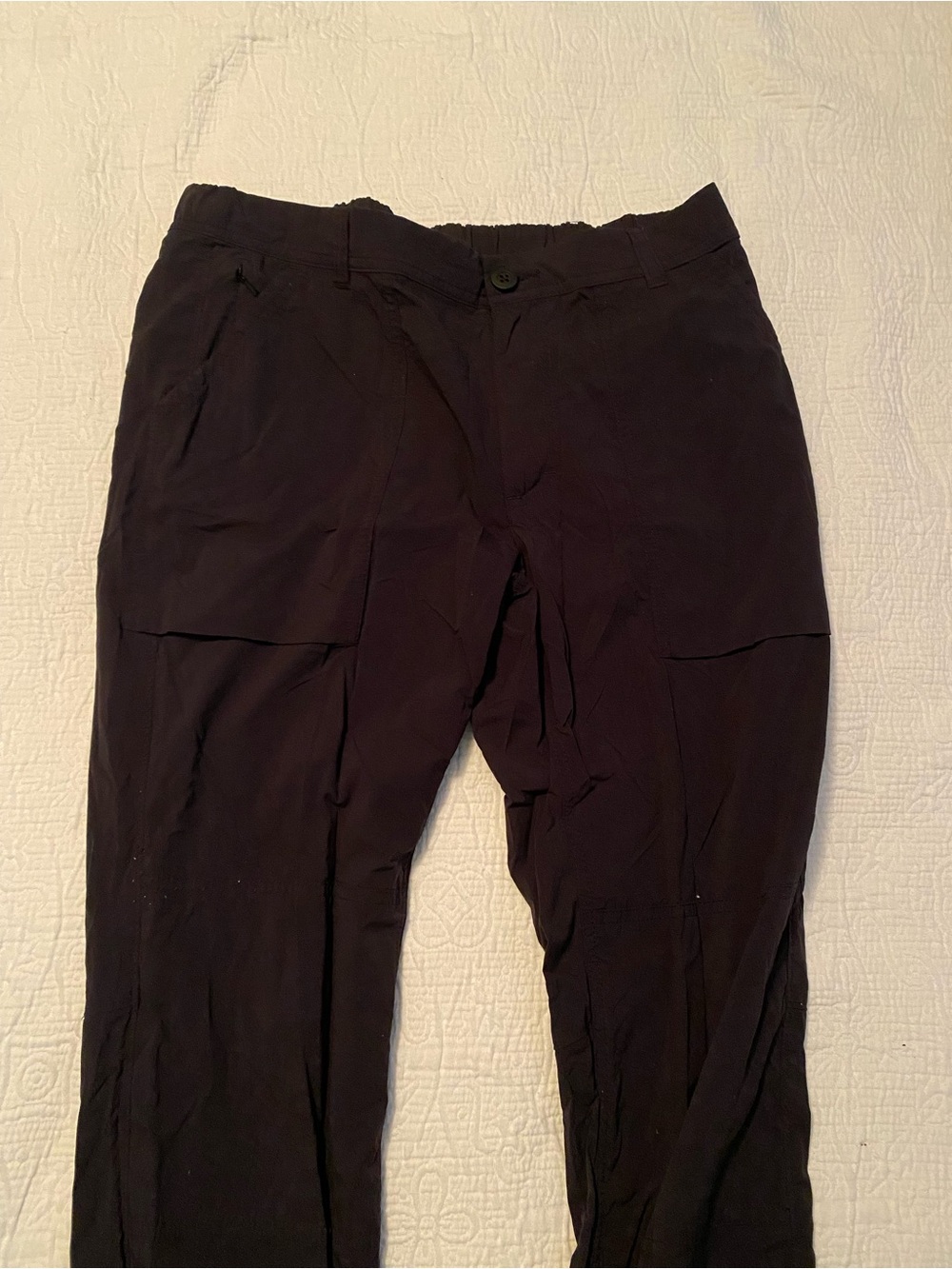 REI Black Women's Track Pants with Cargo-Style Pockets
